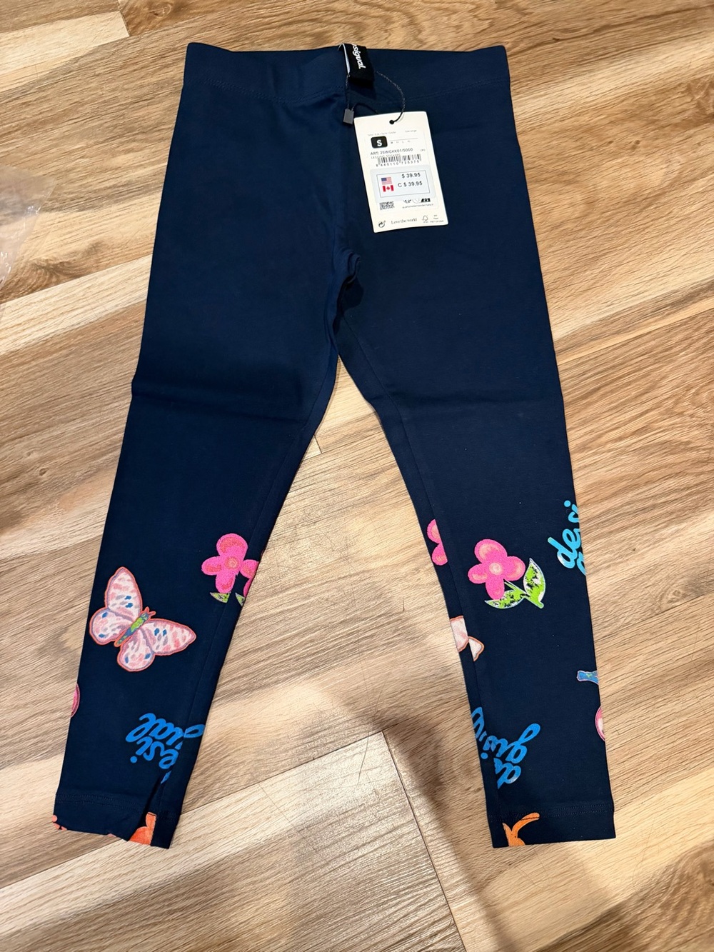 NEW Girls Desigual leggings size 6